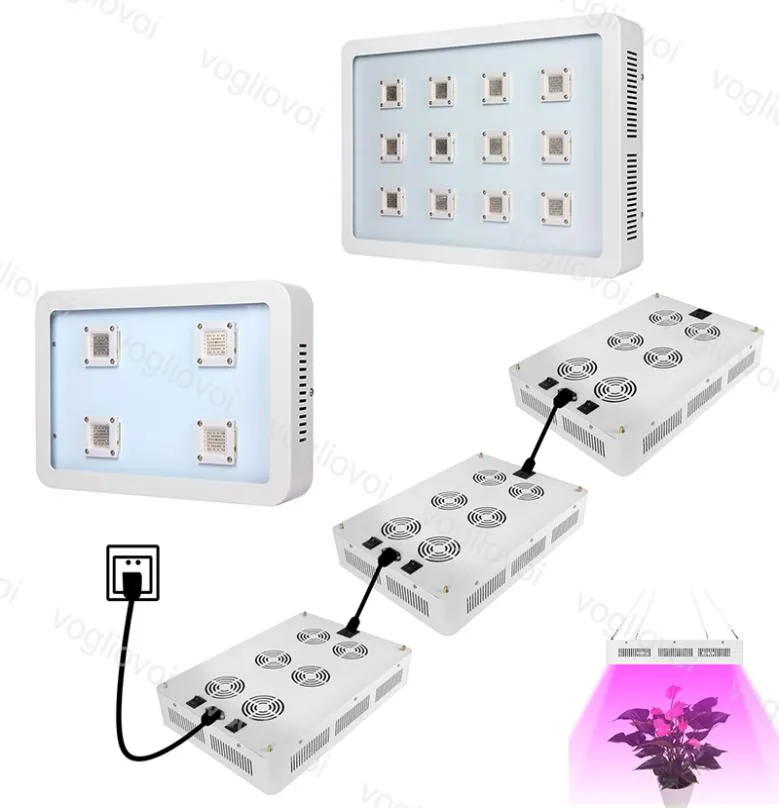 Full Spectrum LED Grow Lights 3600W 2700W 1800W 1500W Max Style Cob Aluminium för växt inomhus utomhus hydroponiskt växthus ljus4244641