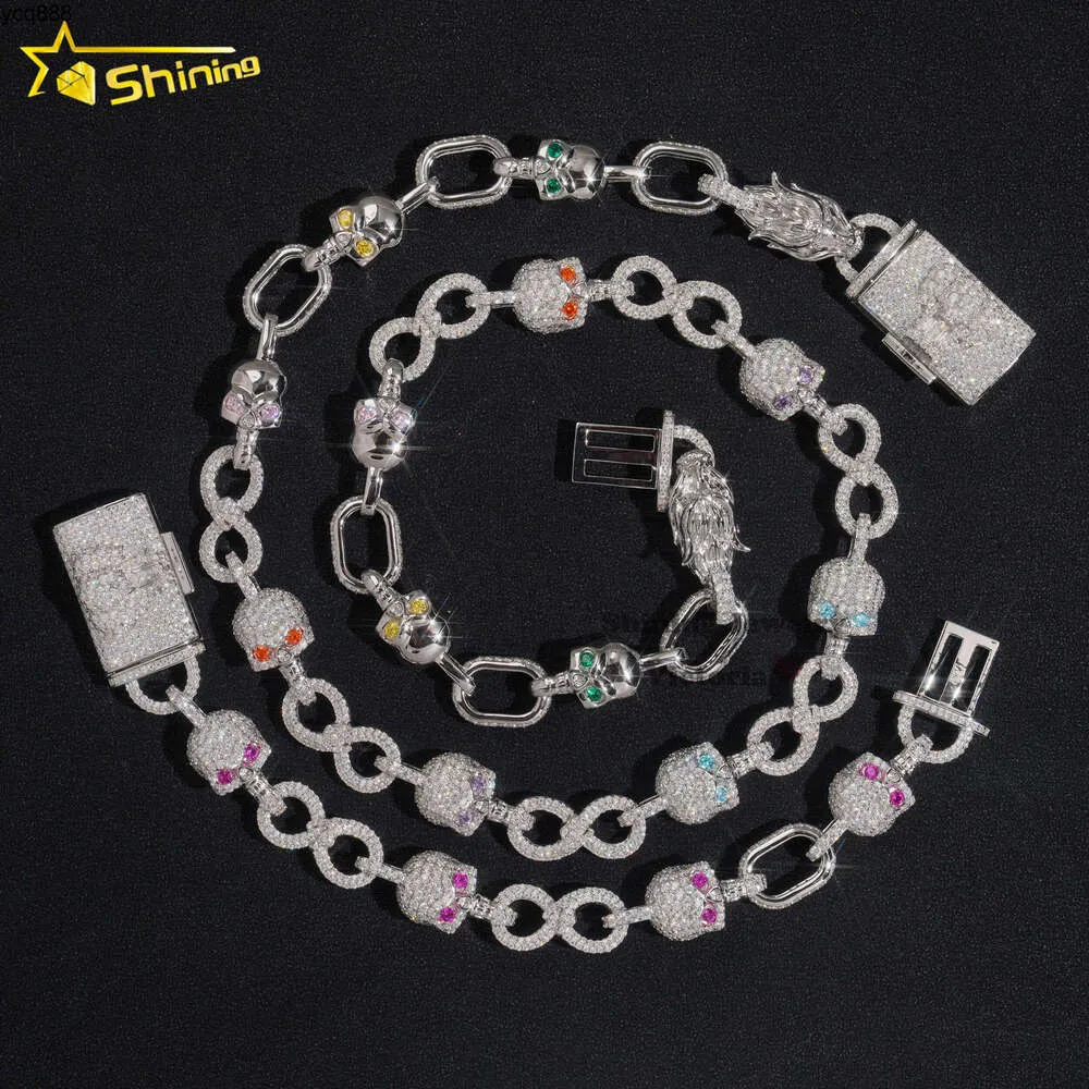 Recém -chegados 925 Clasp personalizado de prata esterlina Pulseira de link cubano para homens para homens para homens