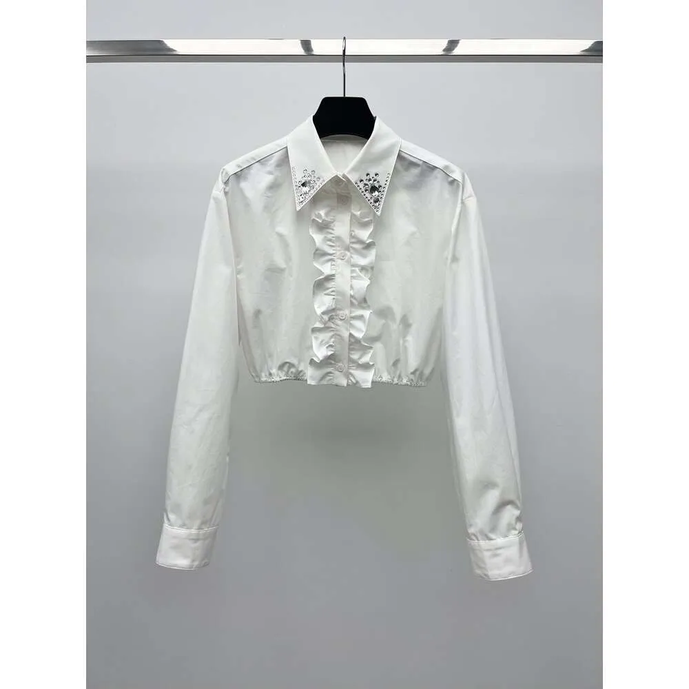 2024 Kvinnokläder Diamond Shirt Spring Summer New408