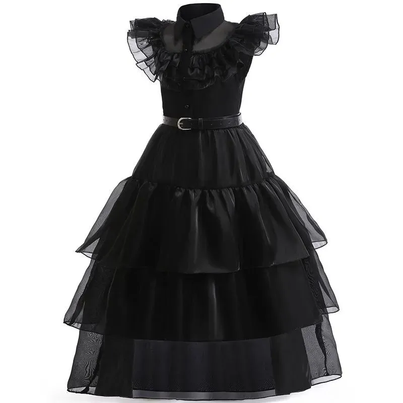 Children's dress temperament black dress