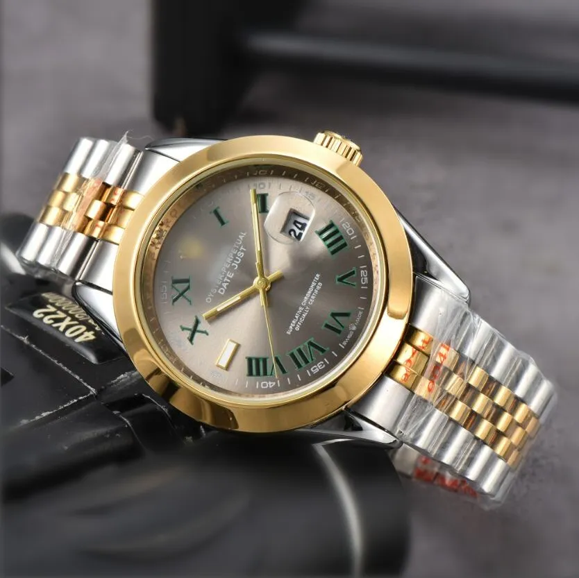 2024 Hot Mens Mechanical Watches steel watchband classics Automatic Full Stainless steel Luminous Waterproof Quartz Women Watch Couples Classic Wristwatches