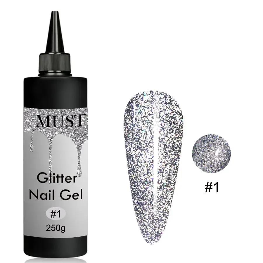 Night Reflective Diamond Glitter Gel Ulta Gel Polish 250g Disco Gel
