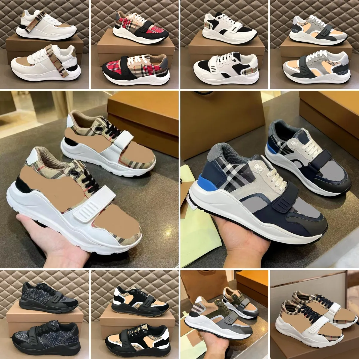 Designer schoenen Sneakers heren schoenen Trainers Americas Cup Casual schoenen Vintage gestreepte dambord Sneaker Flats Platform Trainer merk Classic Shoe Dames schoenen