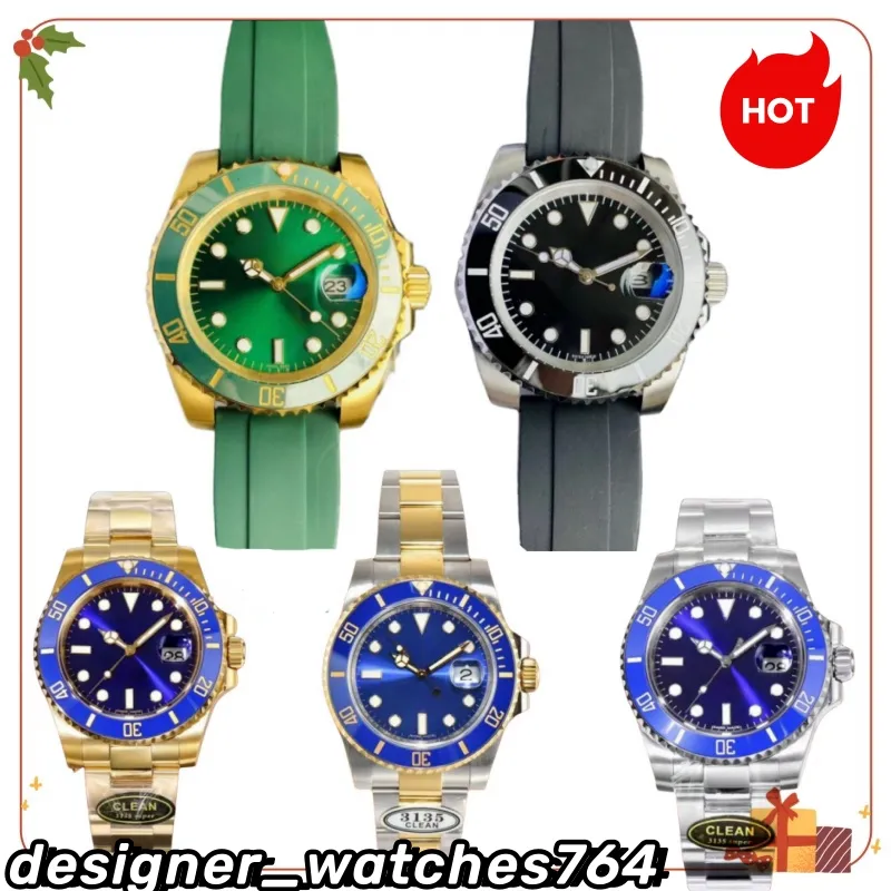 Polshorloges Luminous Sapphire Sport Waterdichte horloge met boxmen's horloges Designer horloges van hoge kwaliteit horloges heren AAA keramische bezel 40 mm automatische horloges