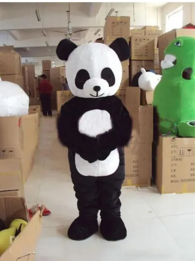 2024 Panda Bear Mascot Costume Dorosły Fancy Dress Halloweenowe kostiumy