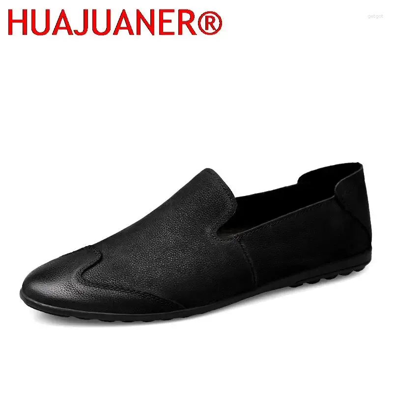 Scarpe casual verifulini in pelle genuina uomo moda uomo comodo slip-on maschi's flats moccasins marchio di calzature maschile guida