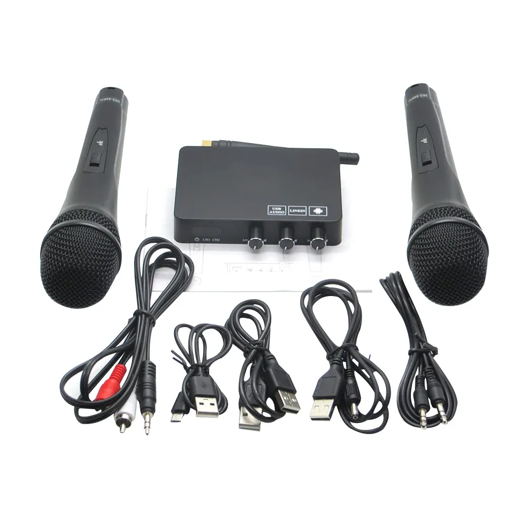 Box K2 Wireless Mini Family System System Singing Machine Player USB Digital audio audio TV Conferenza mixer PC Box PC.
