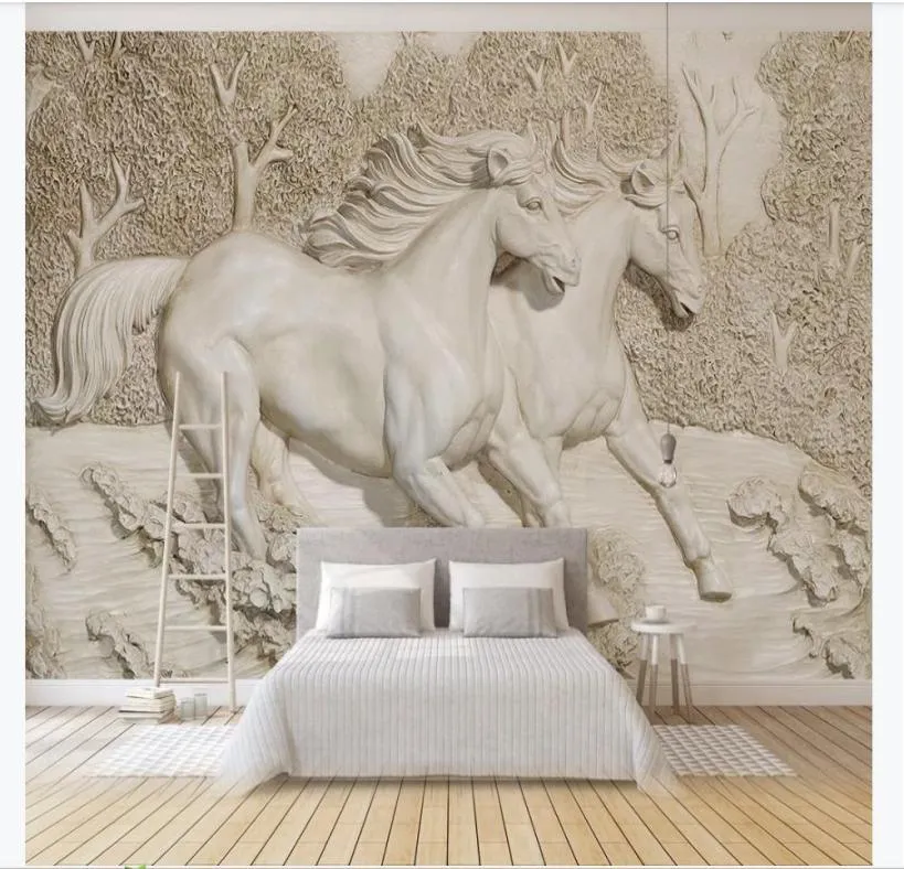 Wallpaper murale 3D personalizzato PO POCCHIO POCCHIO 3D 3D TROEDIMENSIONALE CASSE IN CASCIO BIANCO CAMERA SUGGERIMENTO SOGGIORI TV Sfondo Murale W9900237