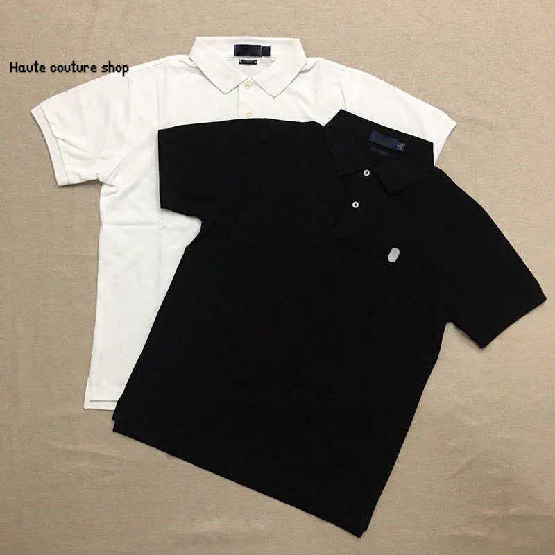 Mens Polos T Camisetas homens Men Polo Homme Summer Summer Borderyy T-shirts High Street Trend Shirts Top Tee S-2xl 22Colors