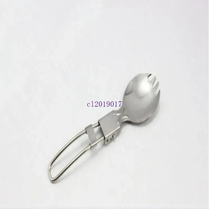 Folding Stainless Steel Spoon Spork Fork Outdoor Camping Hiking Traveller Cook