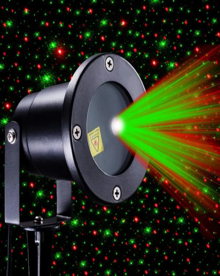 NOUVEAU RG Projecteur de paysage extérieur imperméable Projecteur Laser de Noël Laser Laser Light Sparkling Projecteur Lights1519059