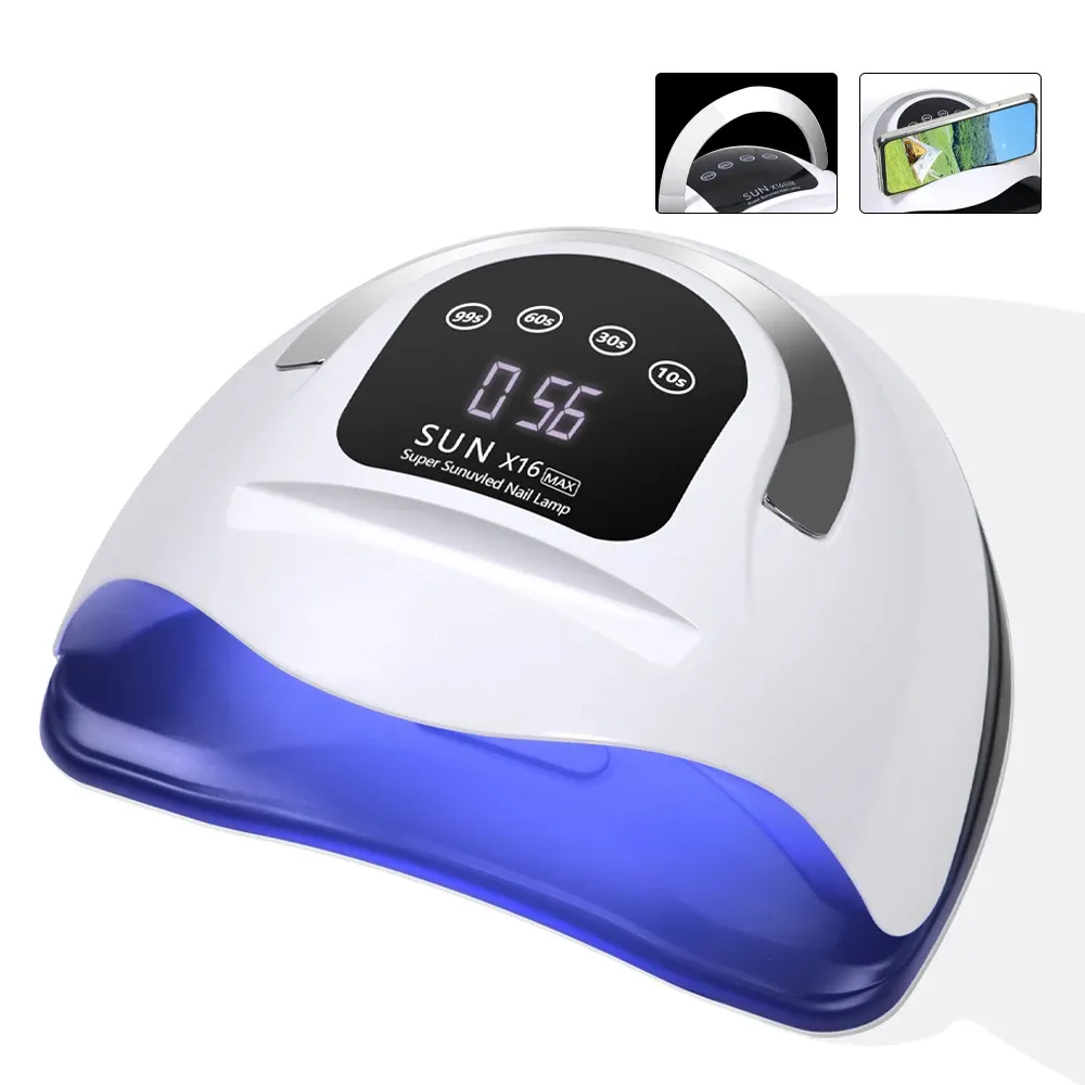 Dryers CNHIDS 320W UV LED Nail Lamp Fast Nail Dryer For Gel Polish With 72 Lamp Beads 4 Times UV Nail Light Large Space Curing Lamps
