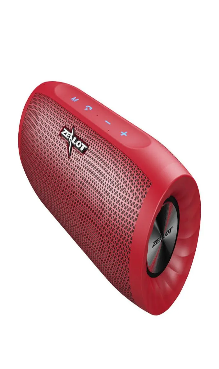 Zealot S16 Bluetooth Speaker Wireless Portable Outdoor Waterproof Subwoofer Column Mini Phone Stereo HiFi Loudspeaker9514120