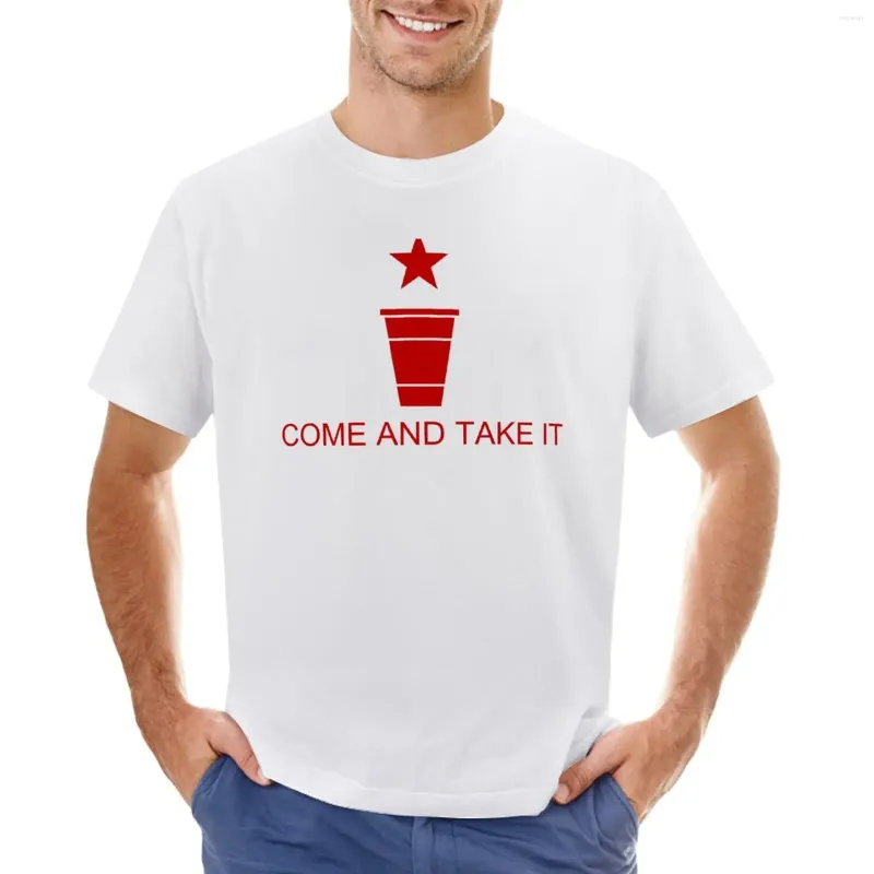 Herrpolos cup orm Kom och ta den i röda t-shirt pojkar djurtryck plus storlekar anpassade mens bomull t skjortor