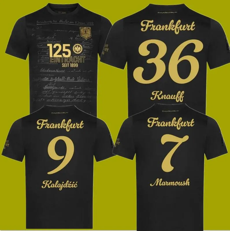 24 25 Eintracht Frankfurt 125 Year Seniversary Kit DFB Pokal Final Kit Soccer Jerseys 2024 2025 rod