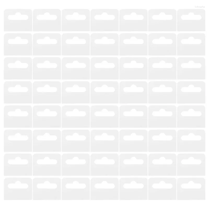 Haken 100 PCs Flugzeug Loch Haken Kleidung Rack Aufkleber Hängen klar Display klebrige Pegboard -Kleiderbügel Tabs PVC -Datei Selbstklebend