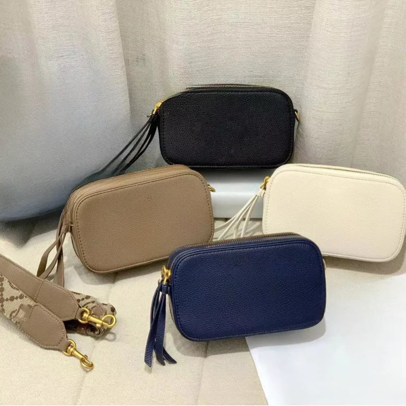 Sacchetti casuali per piccoli sacchetti quadrati con una borsetta a colori solidi borse per telecamera
