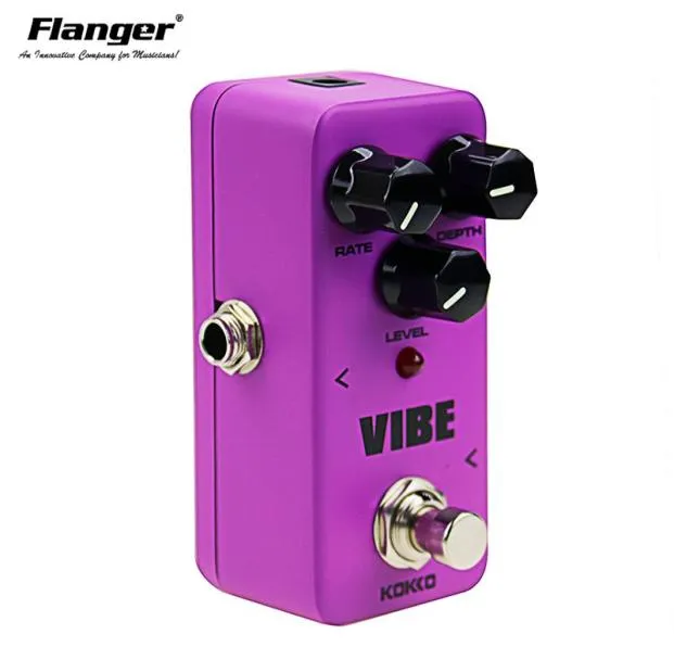 Kokko FUV2 Mini Pedal Vibe Analog Döner Gitar Hoparlör Elektro Gitar Efekt Pedal gitar parçaları4637105