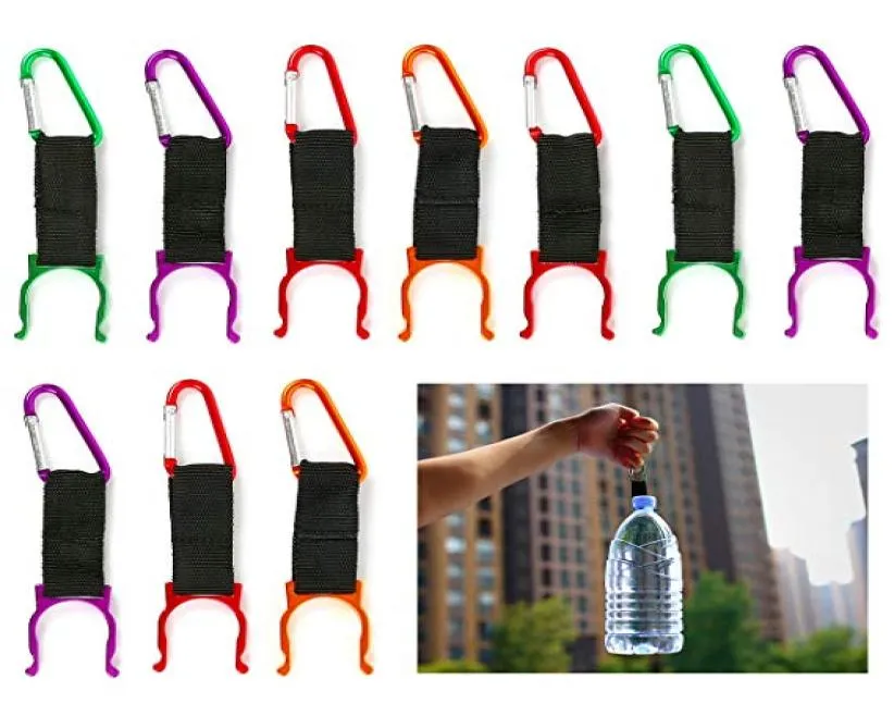Bottiglia in lega portatile bottiglia bottiglia bottiglia comoda clip di trasporto con gancio di dring per escursioni in campeggio viaggiando con 6253721