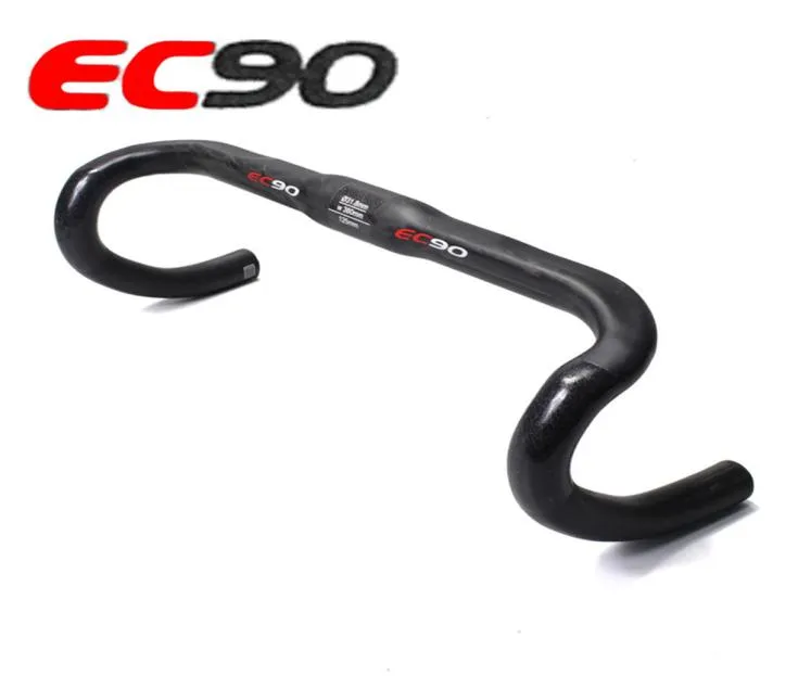 EC90 En Yeni 1 PC Karbon Fiber Yol Bisikleti Talebar Mat Siyah Kavisli Grooves Damla Saplama Çubukları 3K Mat Siyah 318380mm8061841