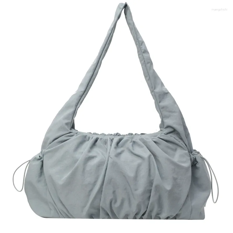 Hobo Korea Style Oxford Shoulder Bags For Women Large Capacity Cloth Casual Totes Solid Simple Nylon Packages Fresh Female Satchels