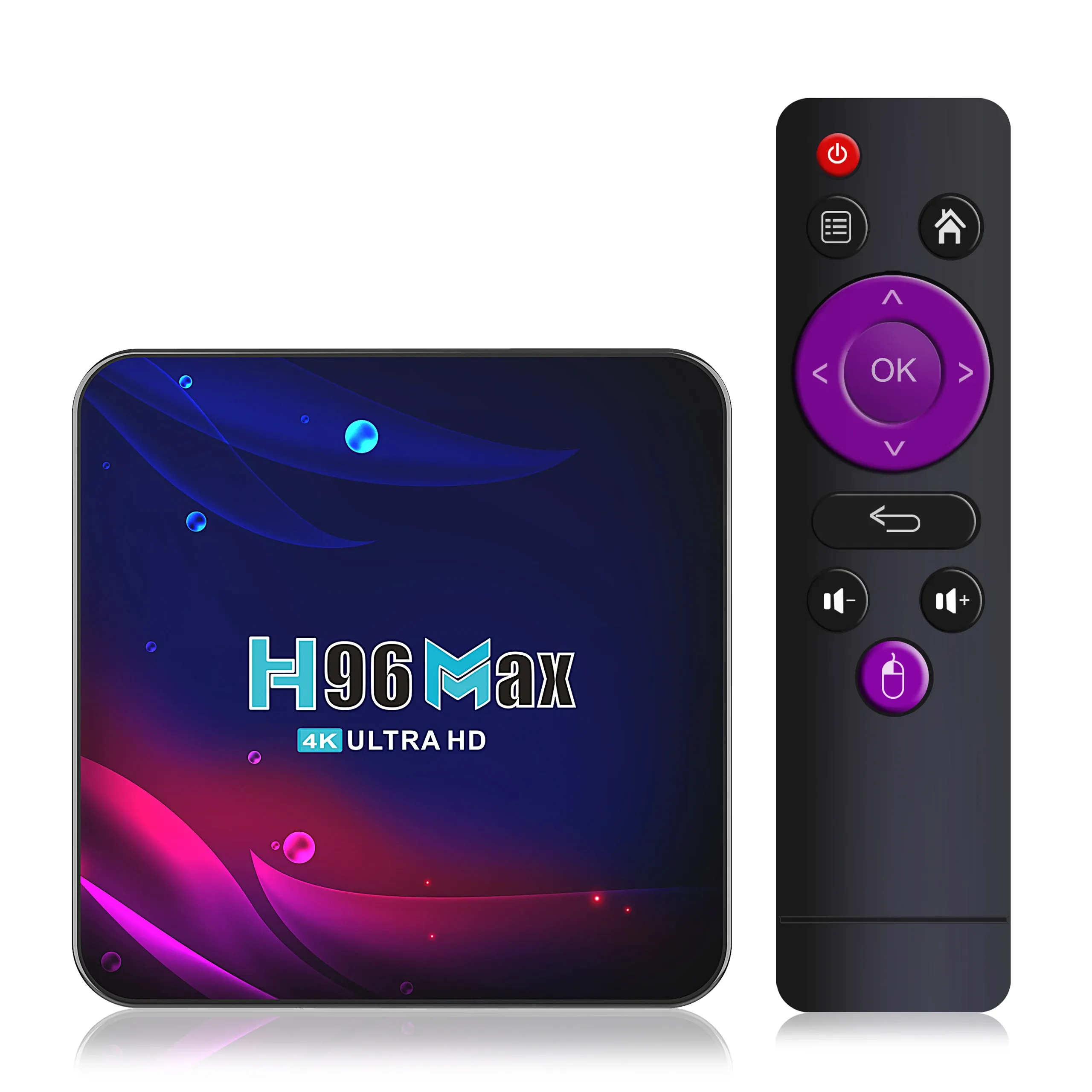 Control Android 11 OS Smart TV H96 MAX V11 2.4G 5.8GHZ Set Top Box Support 4K 3D Youtube Google Play 2021 Newest