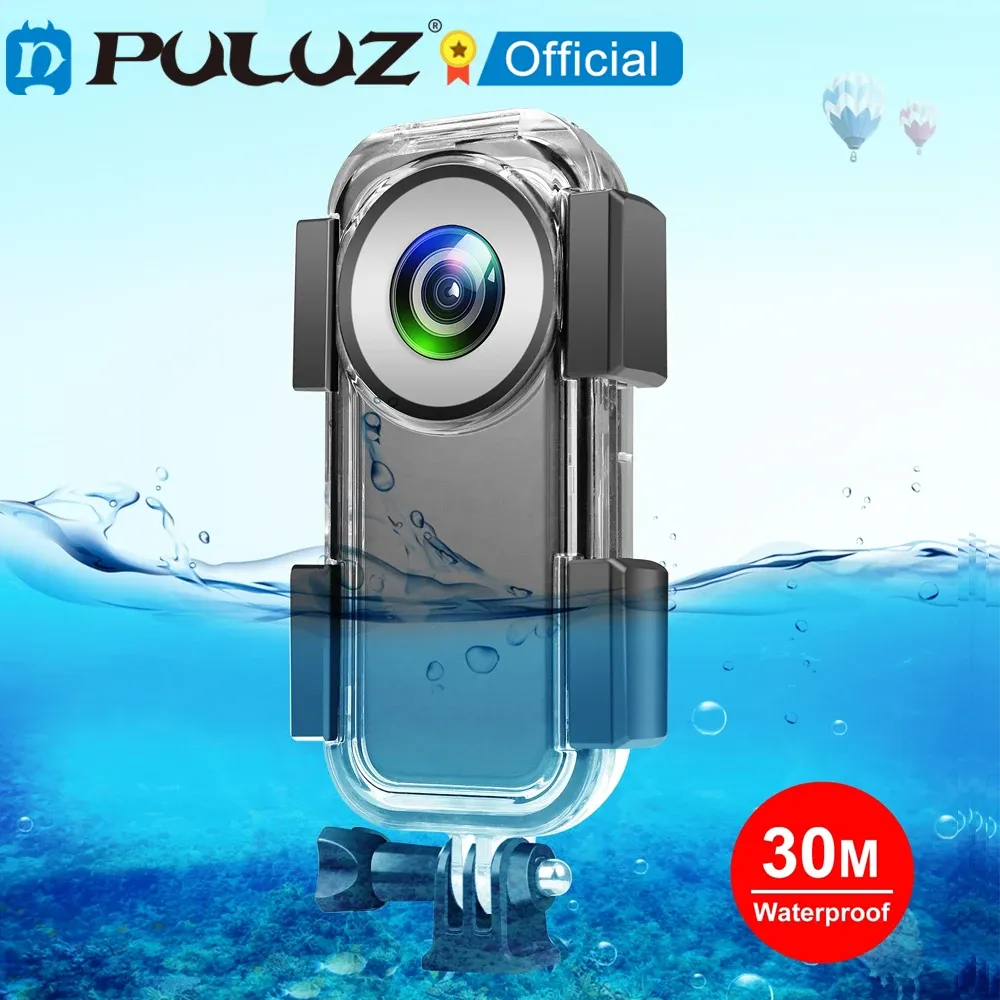 Kamery puluz 30m podwodna wodoodporna obudowa dla Insta360 One x2 Sport Camera Okładka nurkowania