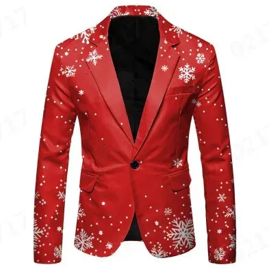 Traje De Esmoquin Para Hombre De 2 Piezas - Ajuste Regular, Ideal Para Navidad, Cenas Y Fiestas Formales
