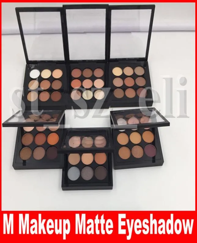 M Eye Makeup Eyeshadow X 9Color Natural Matte Satin Eyes Pro Color 9 Compact Makeup Eye Shadow Palette5883134