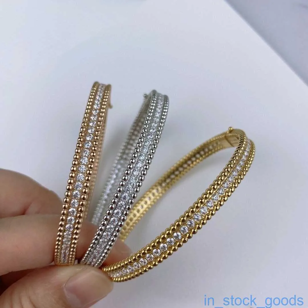 SEIKO Edition Original 1to1 Brand Logo Bracelets pour femmes Vancef Row Diamond Bracelet 925 STERLING Silver plaqué 18 carats avec chaîne délicate Bijoux Simple For Girls