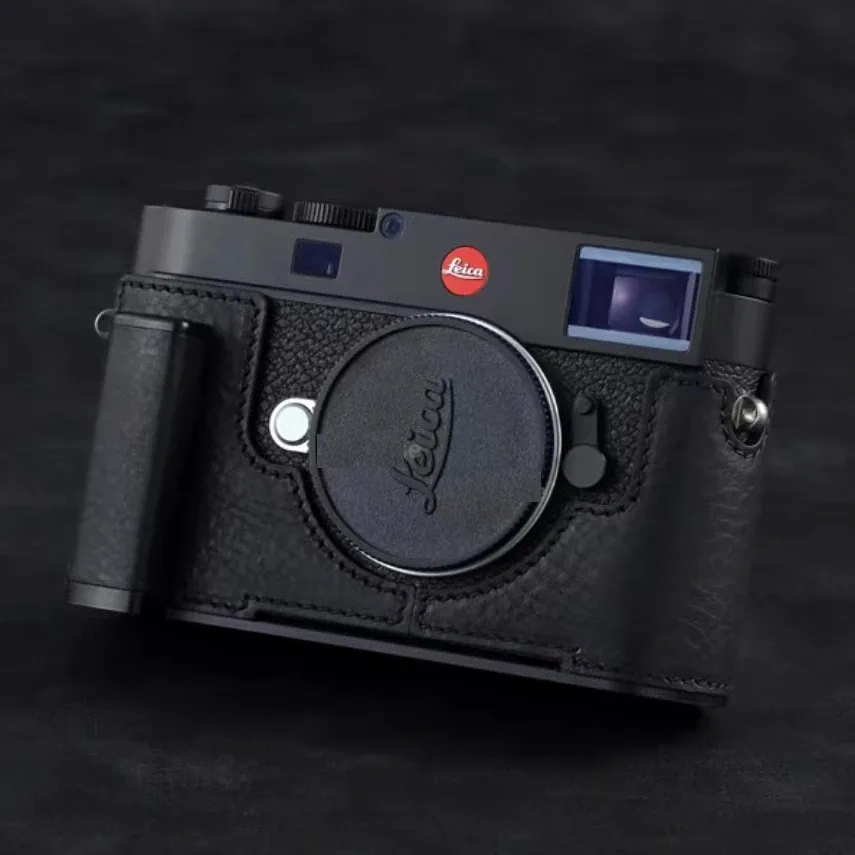 Sacs pour Leica M11 Handle Grip Protecter Protective Sleeve Arcaswiss RRS Base Handwork Photo Camera Caméra Cobine de cuir en cuir