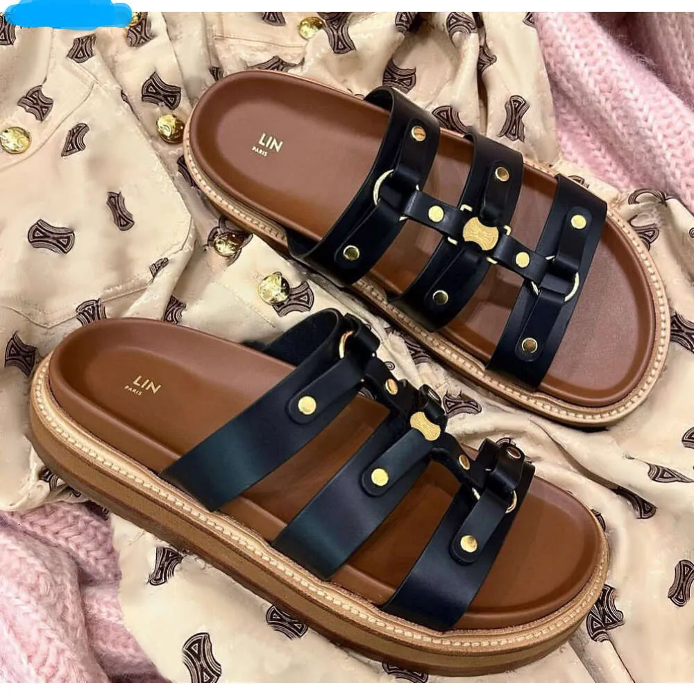 Дизайнерские мужские лоферы Mule Sandals Sandals Стеклянные туфли Gladiator Slippers Винтажные кожаные белые мулы со скользкими женскими сабо