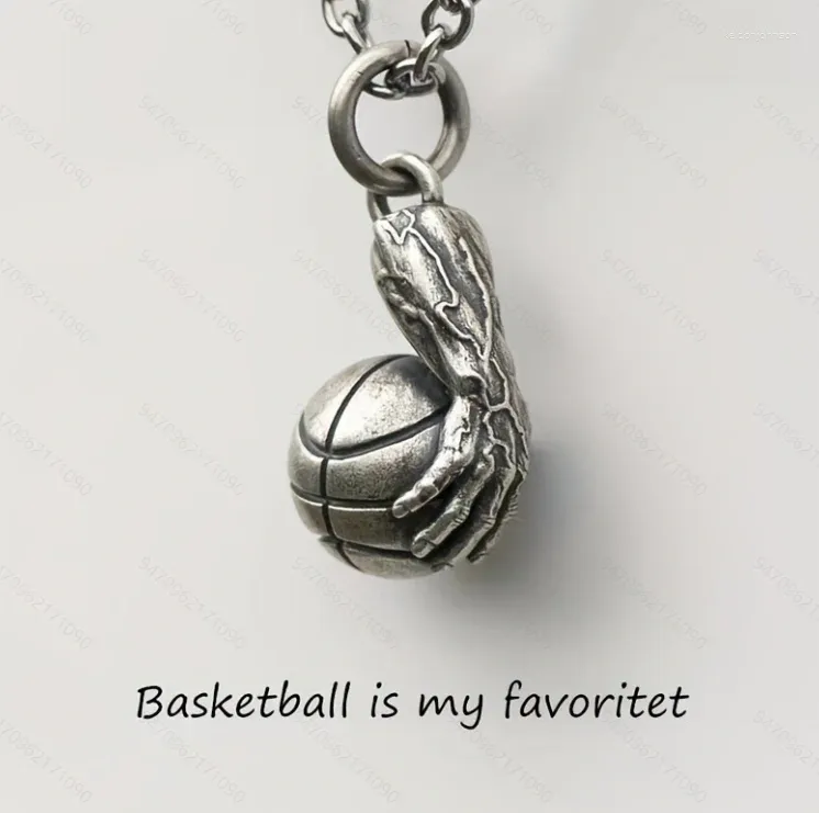 Colliers pendants Avant-garde design sens basket-ball fans personnalisés Collier Collier Men a un cadeau pour le petit ami