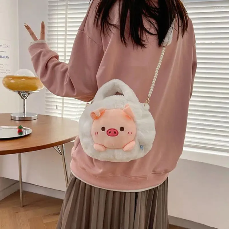 Schulbeutel Reisen tragbares Kükenbär Lamm Cartoon Design Schwein Frauen Handtaschen süße kleine Tiertüte im koreanischen Stil