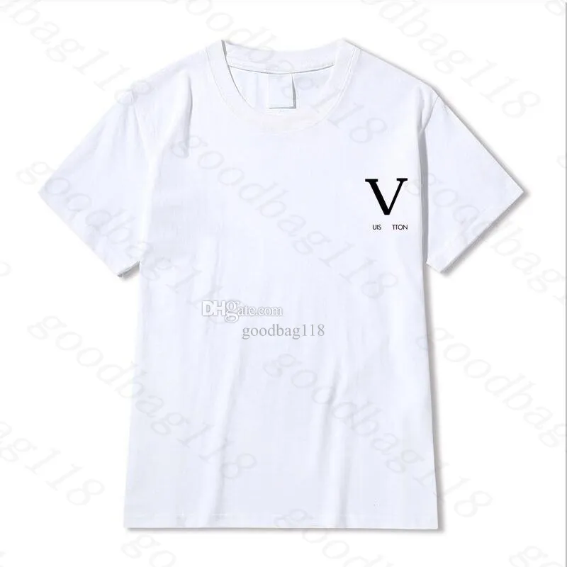 Designer T-shirt Men Femmes Fashion Shirt Classic Luxury Logo Hip Hop T-shirts Breathable Comfort Pure Cotton Coton Sleeve Vittonitys Tops de haute qualité