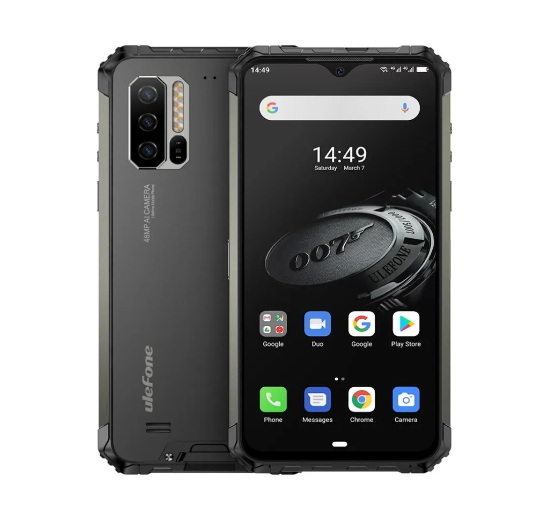 ULEFONE ARMOR 7E 4128GB IP68 Smartphone robusto Telefone celular à prova d'água Android 90 Helio P90 Octa Core NFC 48MP Câmera sem fio 5508068