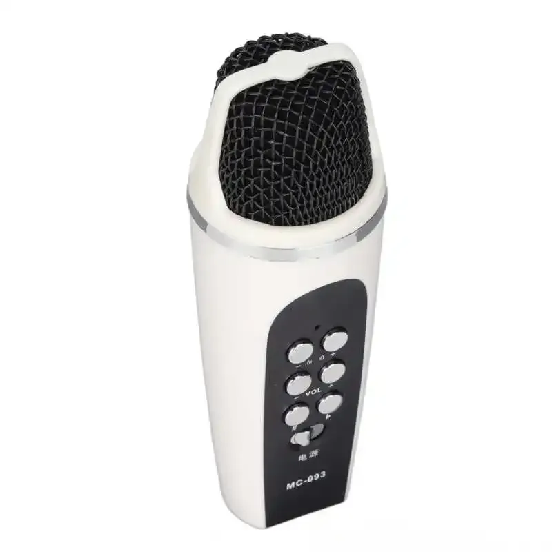 Microphones MC093 Mini Microphone Universal KTV Microphone Live Broadcast Voice Changer Microphone Handheld Mic for Mobile Phone Computer