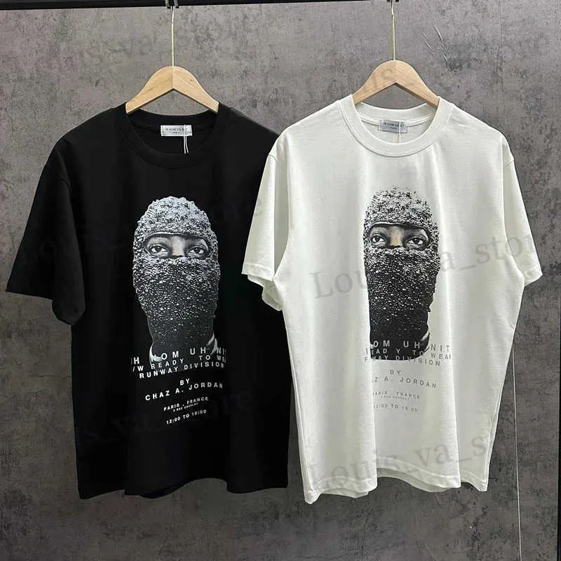 メンズTシャツ良い品質ih nom uh nit mask vintage t shirt men white black pearl manグラフィック女性ファッションTシャツショートSlve t t240408