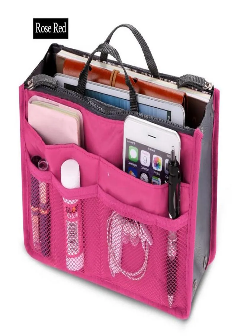 Clear Compact tragbare Frauen Make -up -Organisator -Tasche Mädchen Kosmetikbeutel Toilettenstreifen Reise Kits Aufbewahrung Handbeutel Track7325076