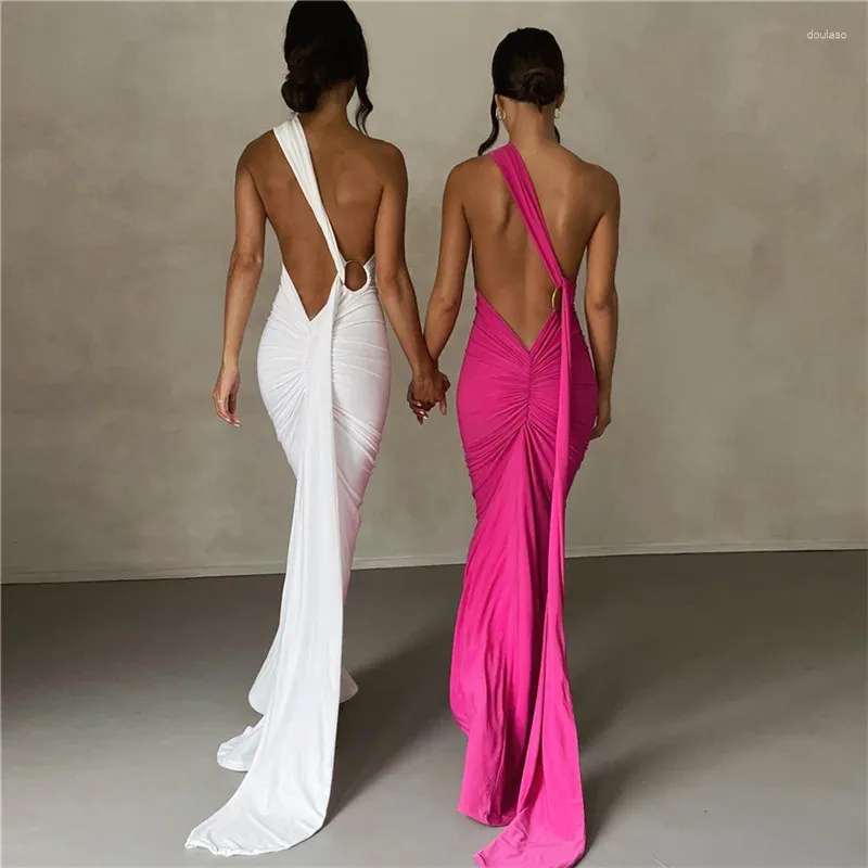 Elegant Floral Backless Oblique Collar Trumpet Mermaid Dresses Elegant Floral Backless Oblique Collar Trumpet Mermaid Dresses