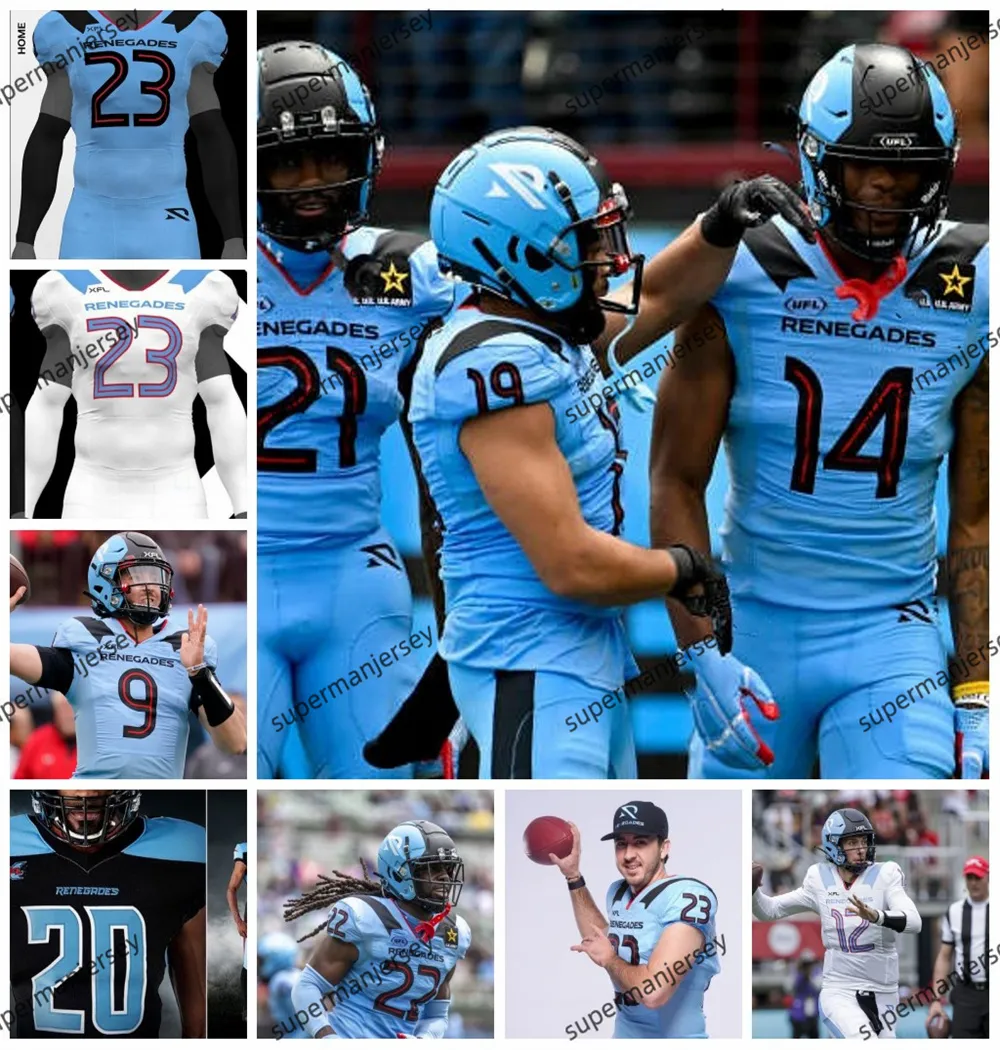 2024 Arlington Renegades Football Jerseys Cameron Hunt Marquette King DaVonte Lambert Cre von LeBlanc George Moore Antonio Ortiz Donald Payne JaVonta