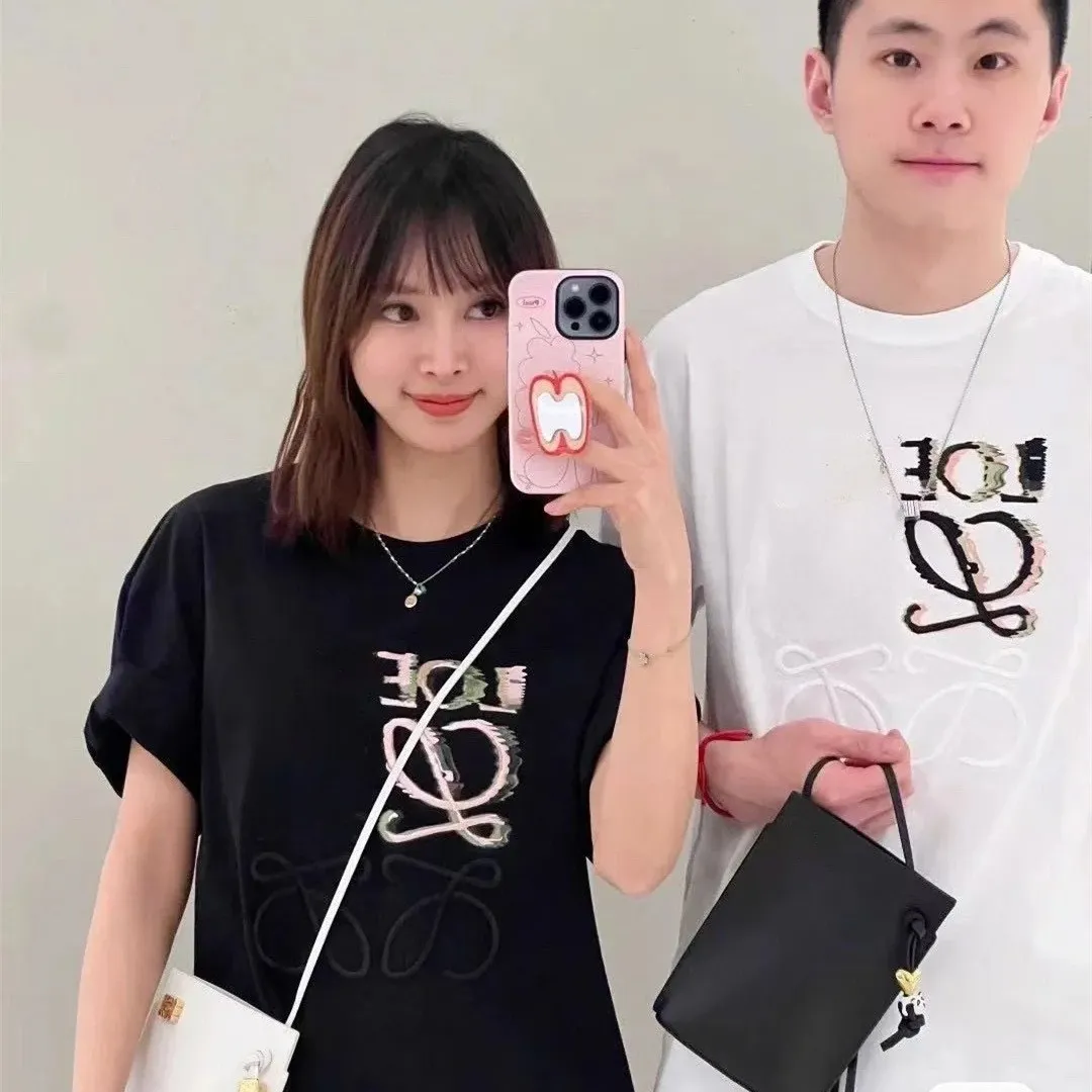 Brand t shirts Luxury mens T Shirts Embroider woman shirts T-shirt Women Designer Clothing Tops Short Sleeves High quality unisex EU/US size S-L