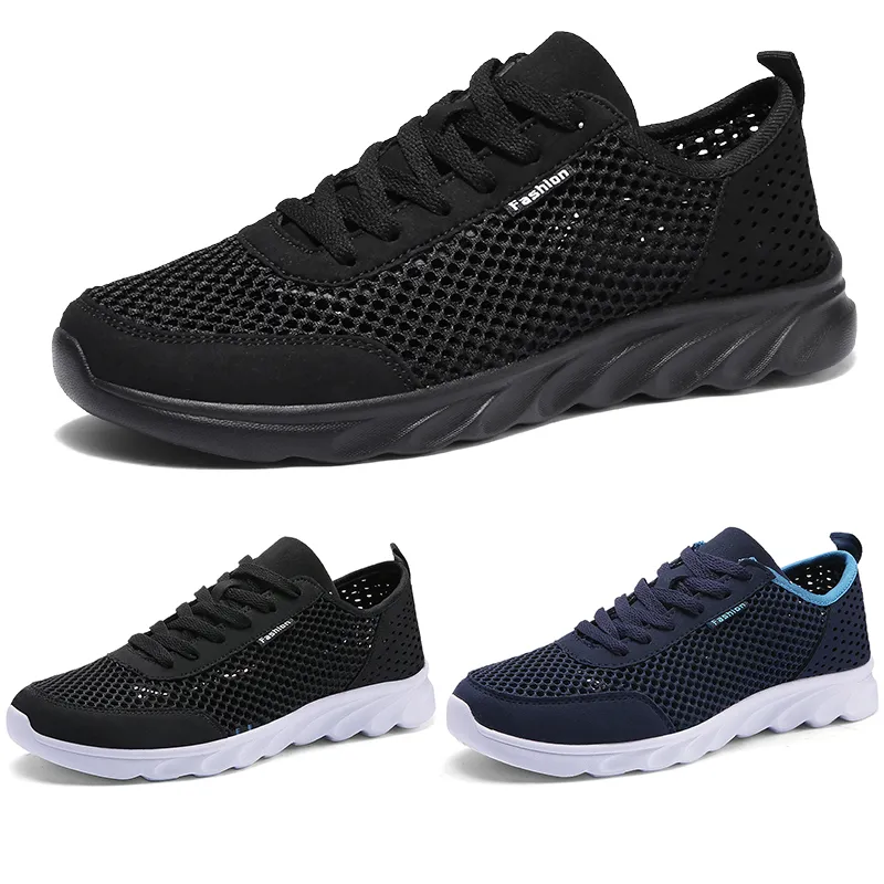 zomer hardloopschoenen Men vrouwen zwart blies grijze blauwe heren trainers sport sneakers