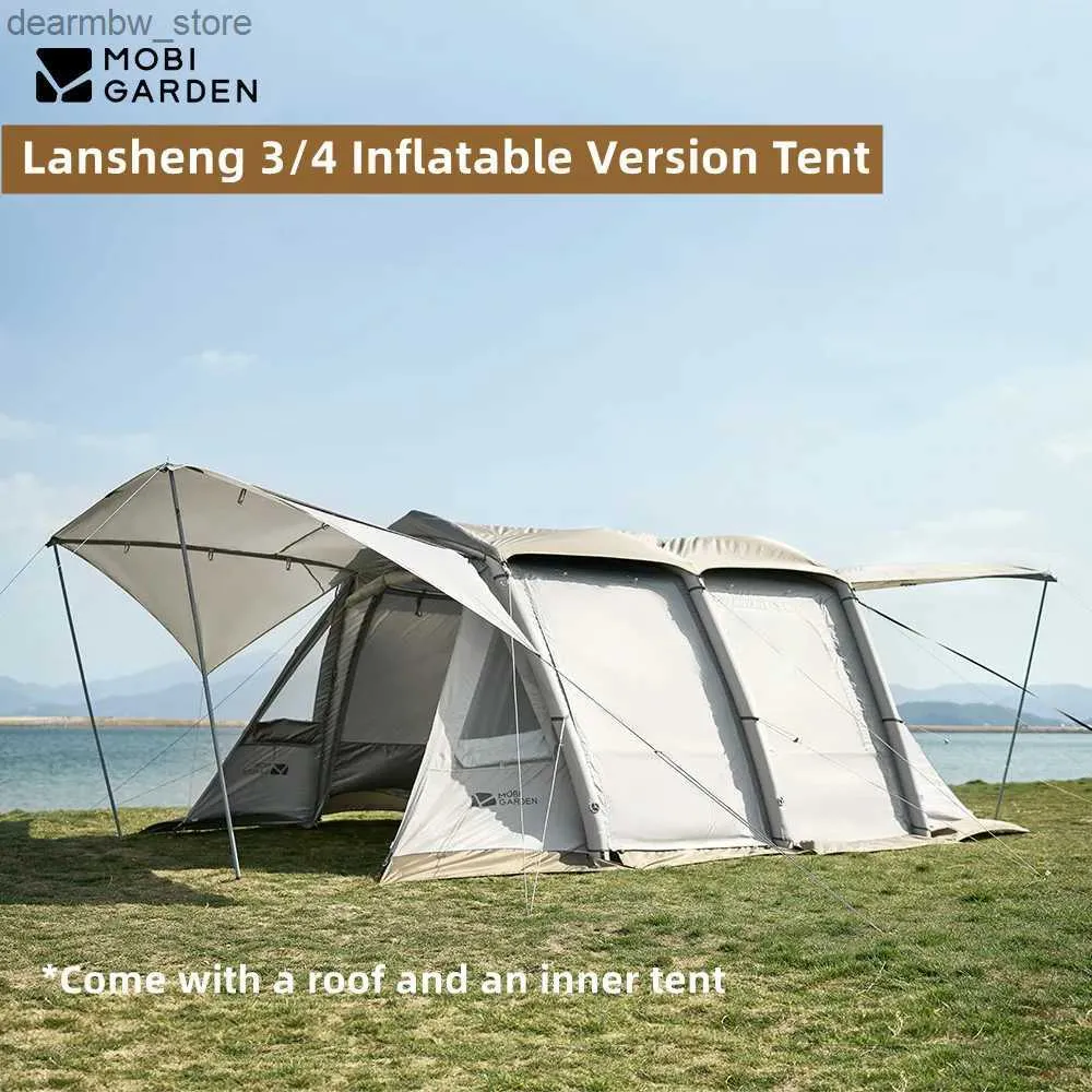 Mobi Garden Outdoor Camping Lansheng 3-4 Person Inflatable Air
