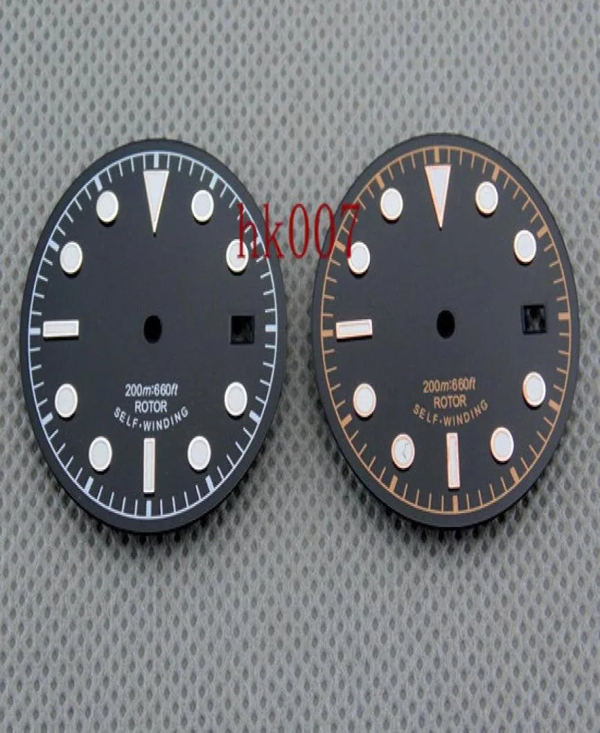 P355356 Corgeut 305mm Black Dial Fit Miyota82058215eta 2824 Mingzhu 2813 Titta på hög kvalitet enkel design Dial7419134