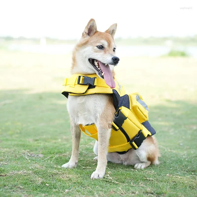 Ropa de perros Pet Jacket Life para la ropa de flotabilidad de natación