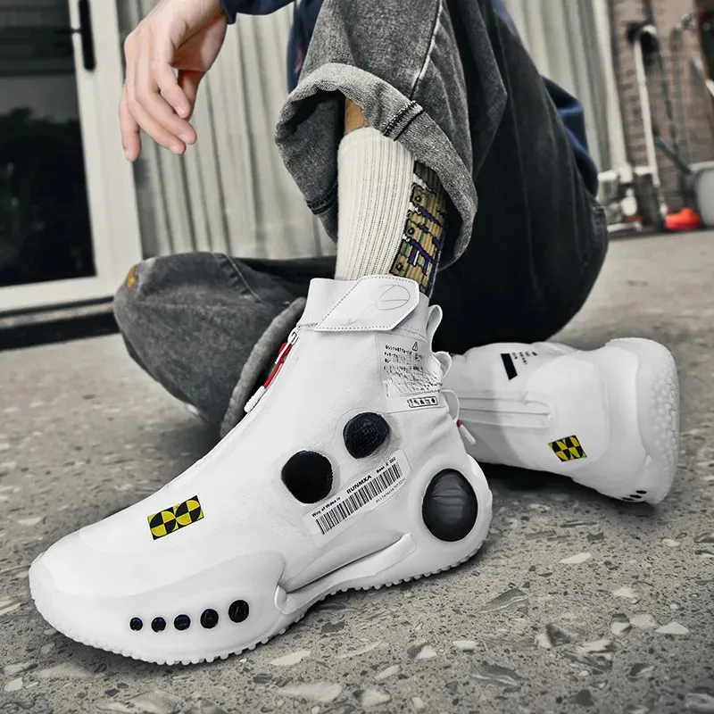 High-Top Basketball Shoes for Men, Women Boys Designer Style, Quick  Lace, Ankle Support, Cool Sport Sneakers Couple Matching Available!