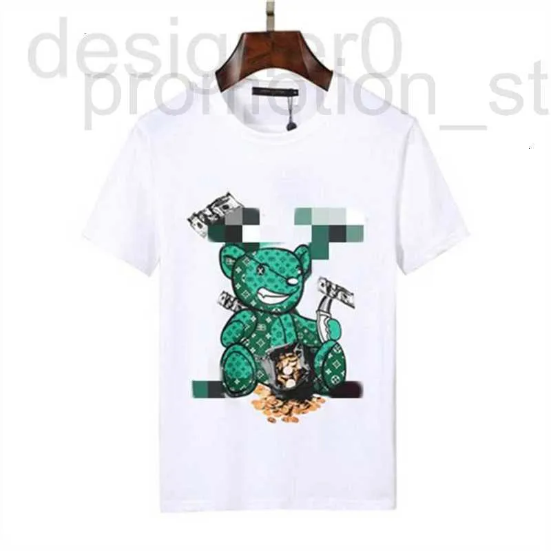 Heren t-shirts Designer Popular Paris Fashion Designer Men's T-shirts Multi-kleuren casual afgedrukte hoogwaardige Panda Hip Hop Patroon Paar Nieuw maat M-XXXL IGDF