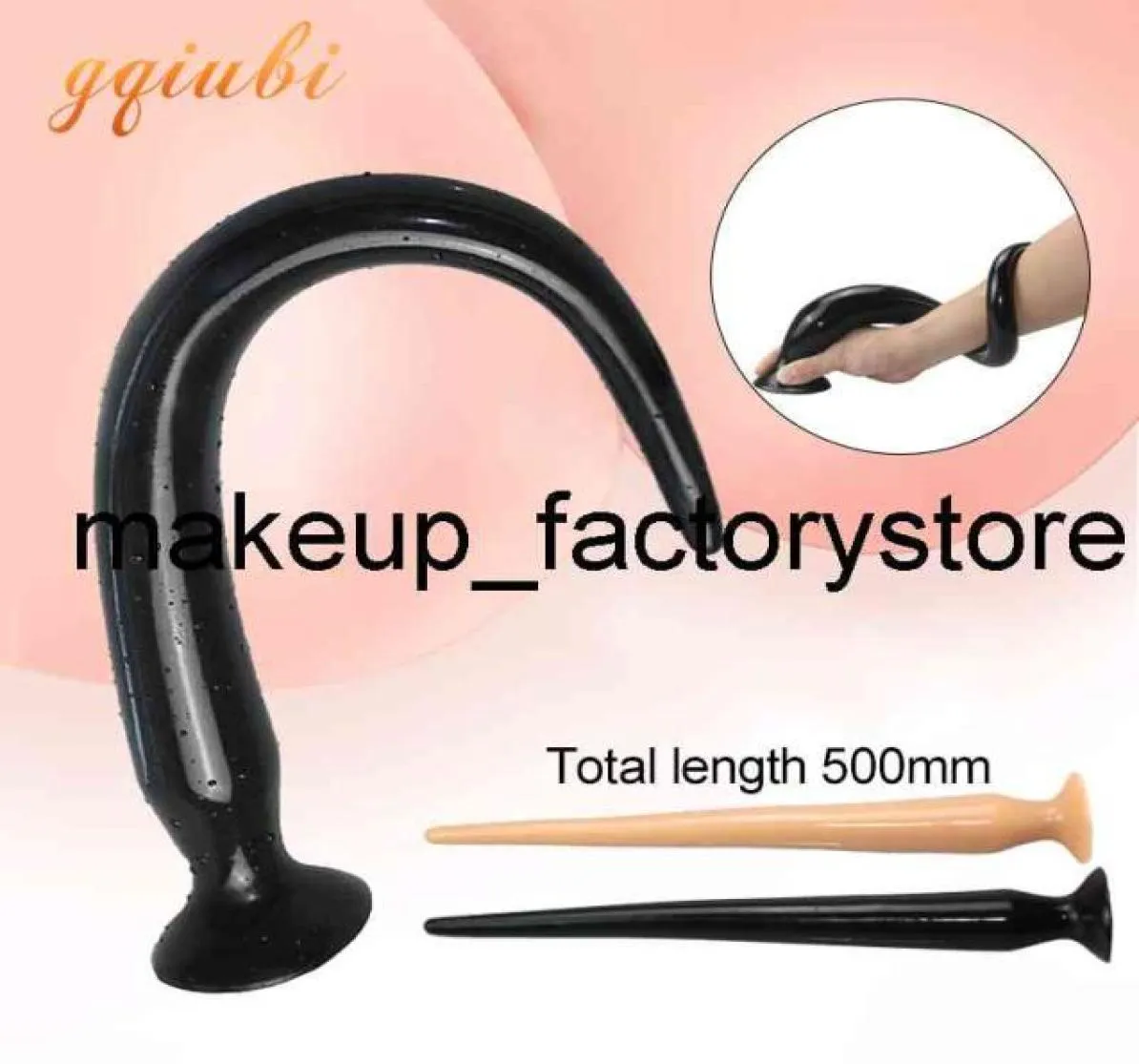 Massaggio 50 cm Long Butt Cuggino Plug Dildo Vagina Anus Masturbatore Dilatatore Prostato Massager giocattoli sessuali erotici Anal Erotic For Men Woman GA8914020