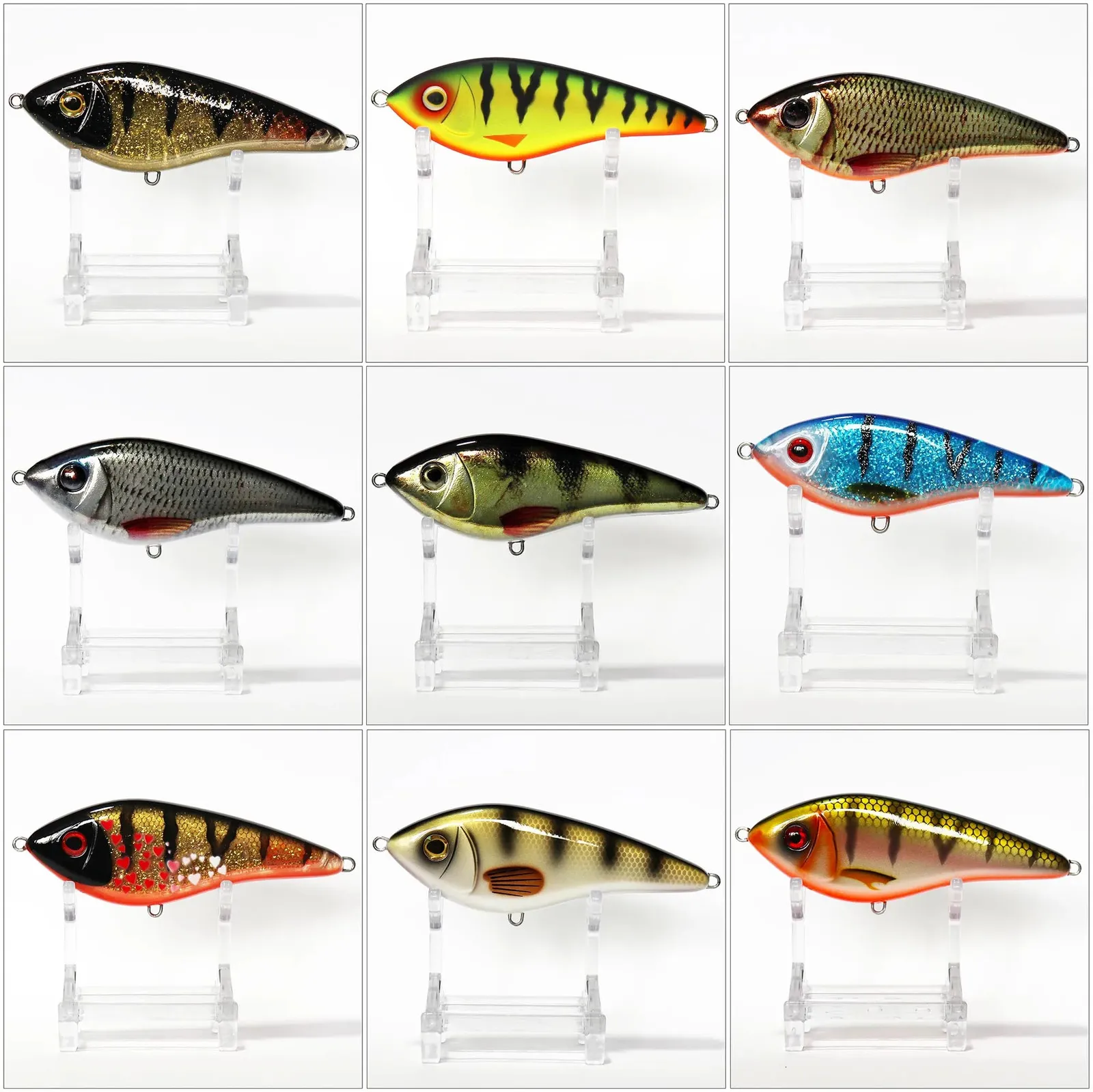 XFISHMAN Jerkbait Fishing Lure - Suspending Minnow Lure For Bass, With VMC Treble Hooks, For Cold & Warm Water